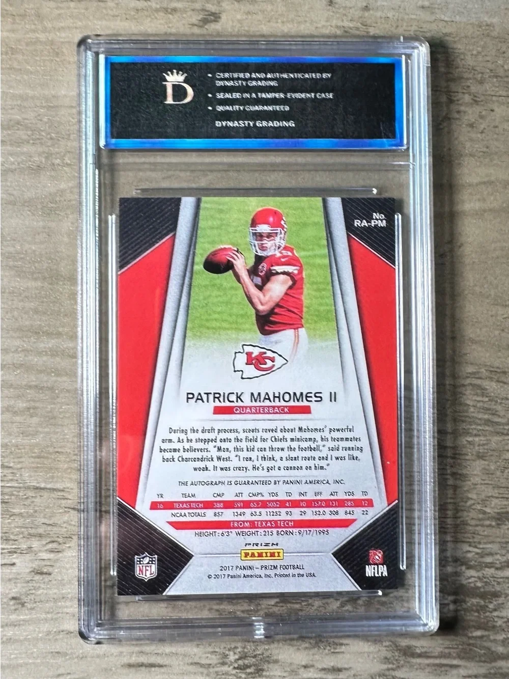 Panini patrick mahomes
